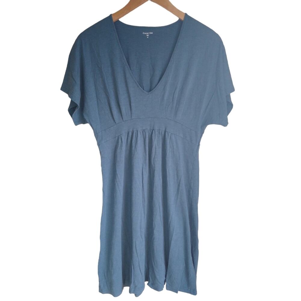 Garnet Hill Casual Midi TShirt Dress XS comfort casual.